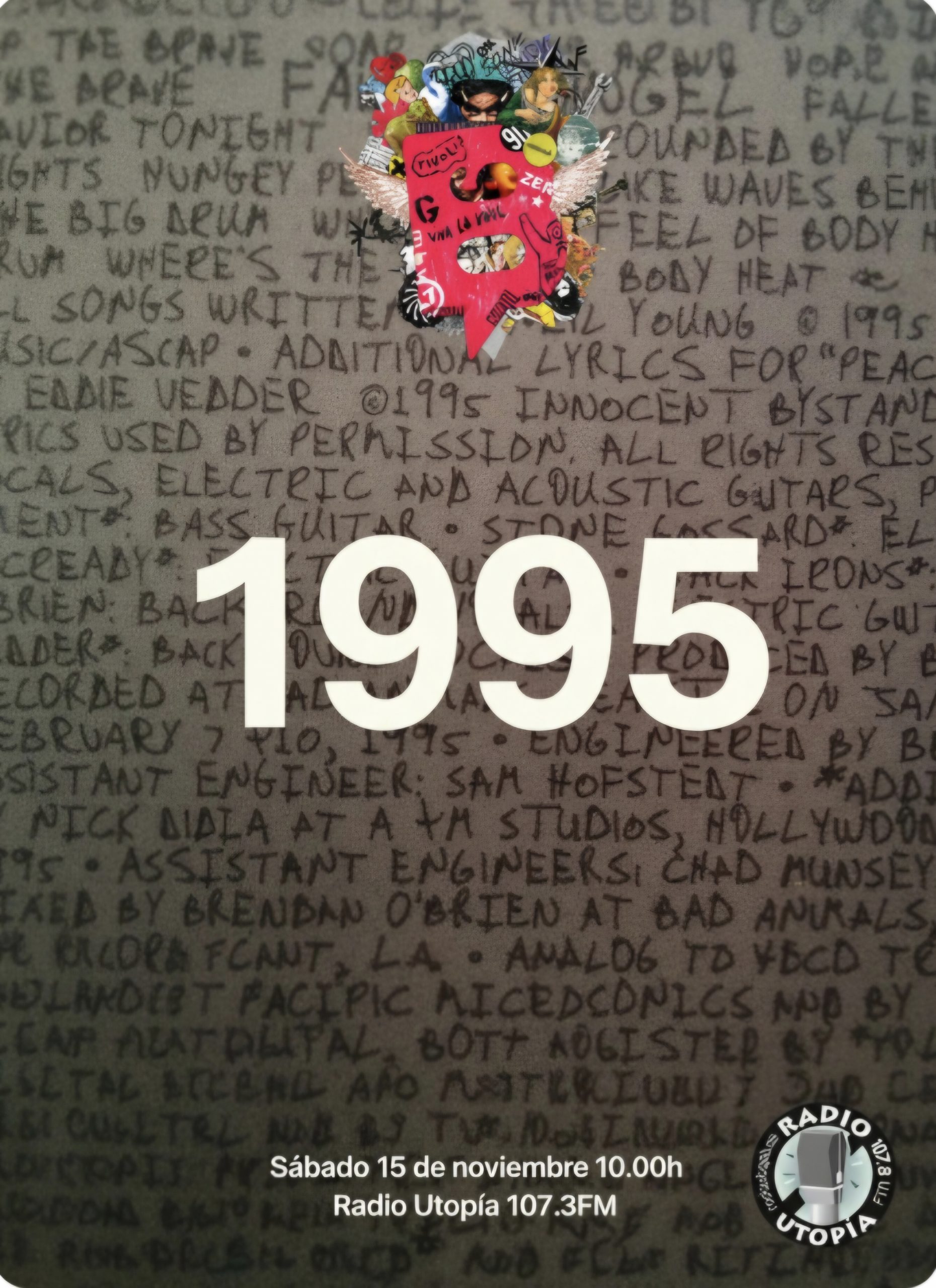 Especial Bienvenido a los 90 el Sábado 15 de Noviembre Música Alternativa.