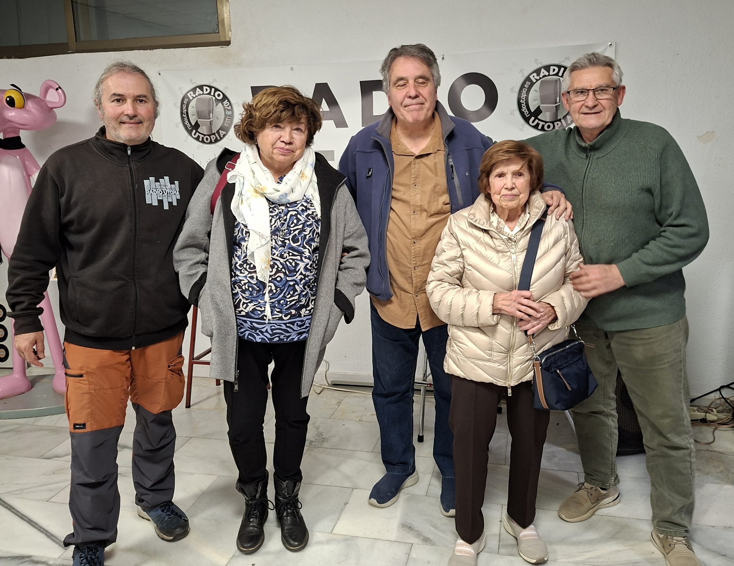 Pepi Baena de Fuencarral visita Los Mundos de Utopía y nos cuenta su historia y la de su padre fusilado en Colmenar Gerardo Baena
