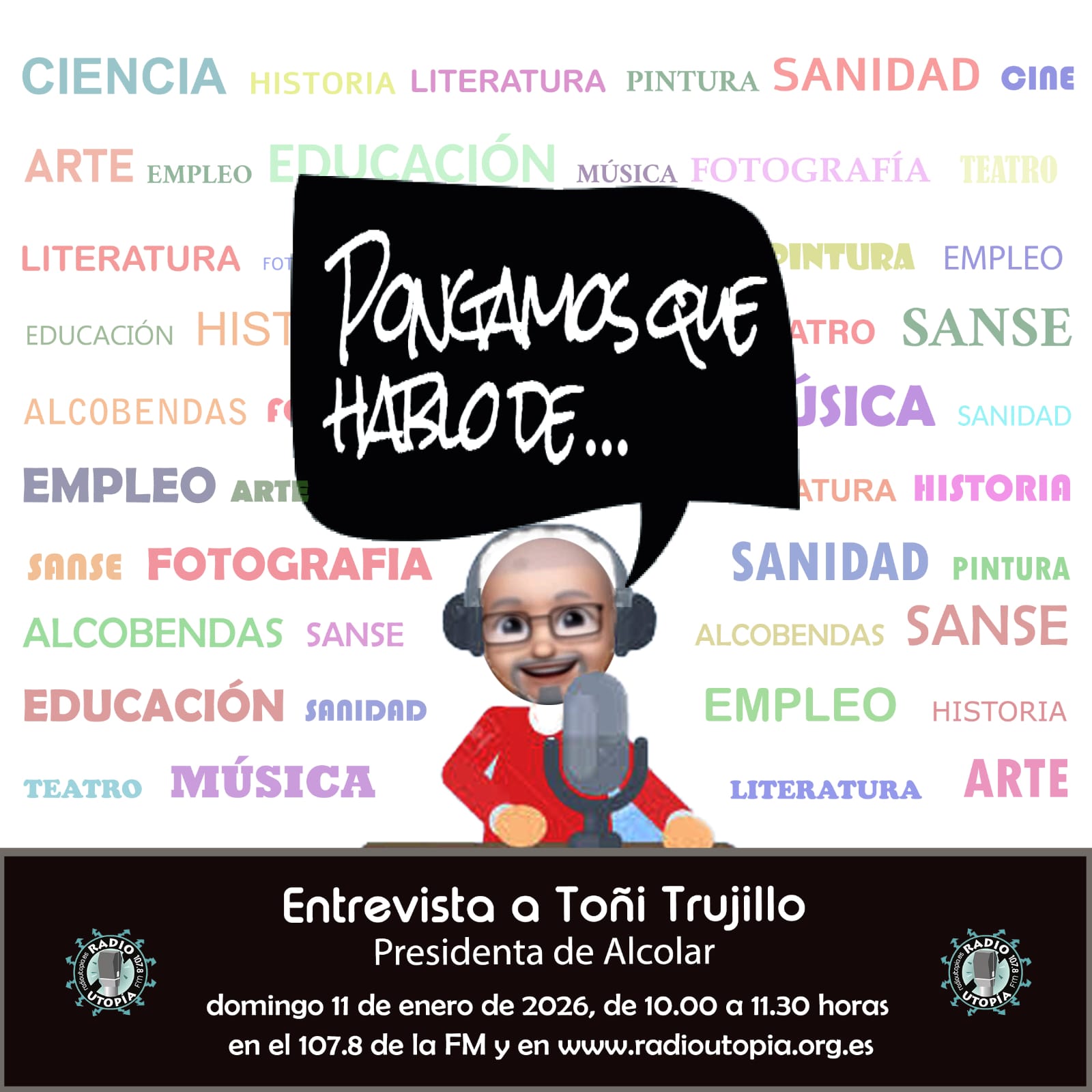 Pongamos que hablo de el próximo domingo 11 de enero