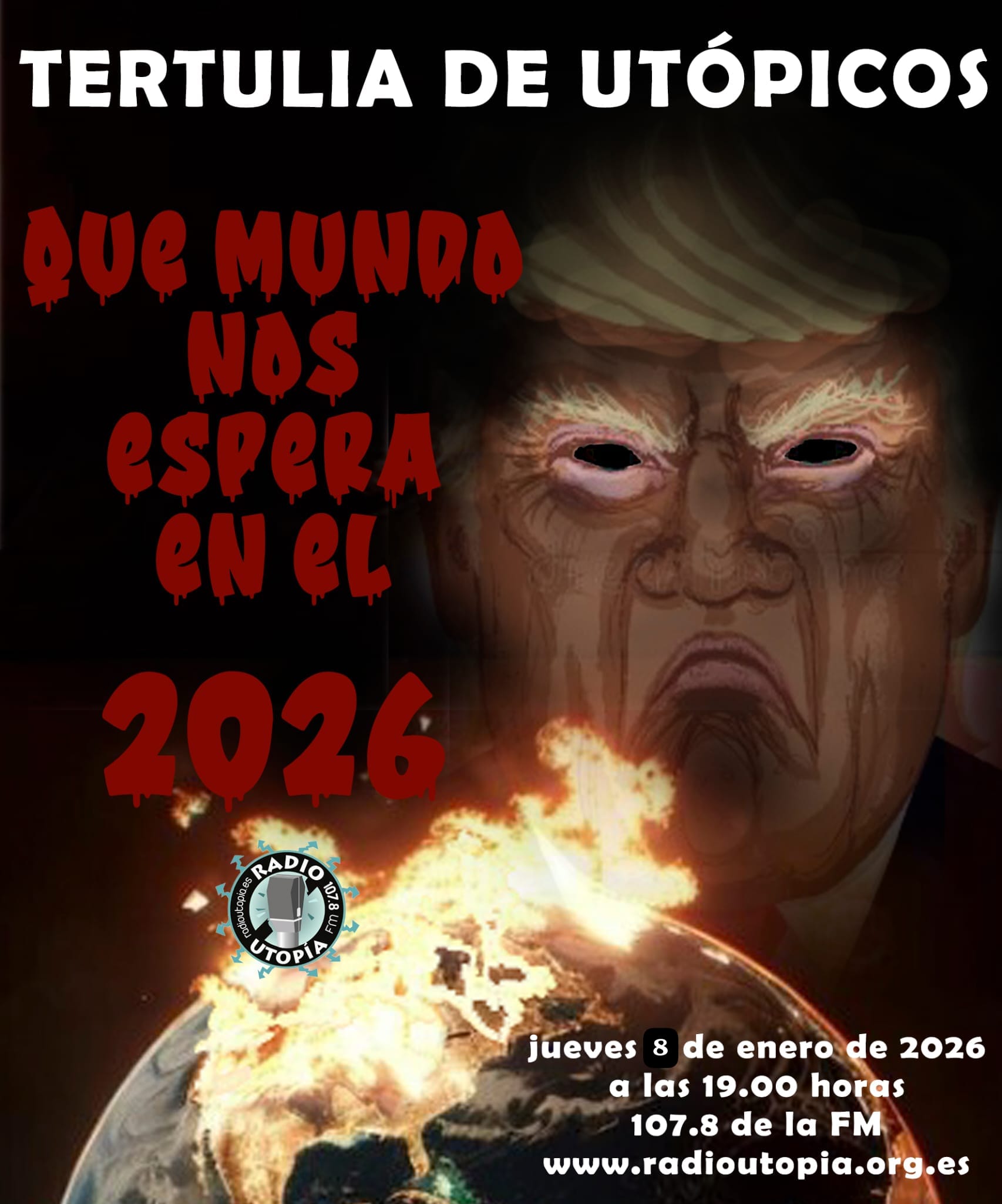 Tertulia de utópicos el 8 de enero 2026