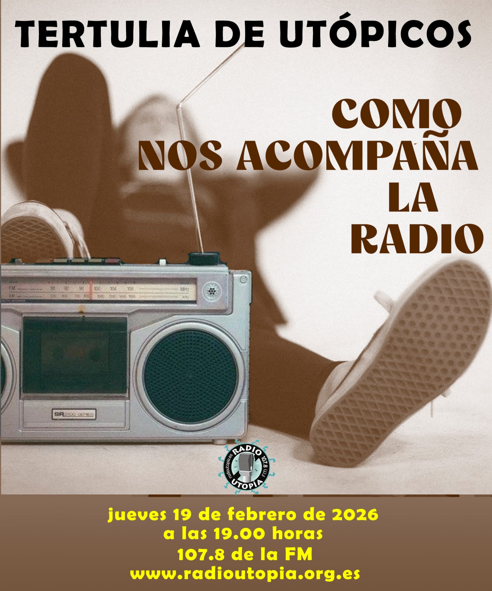 Próximo programa de Tertulia de Utópicos