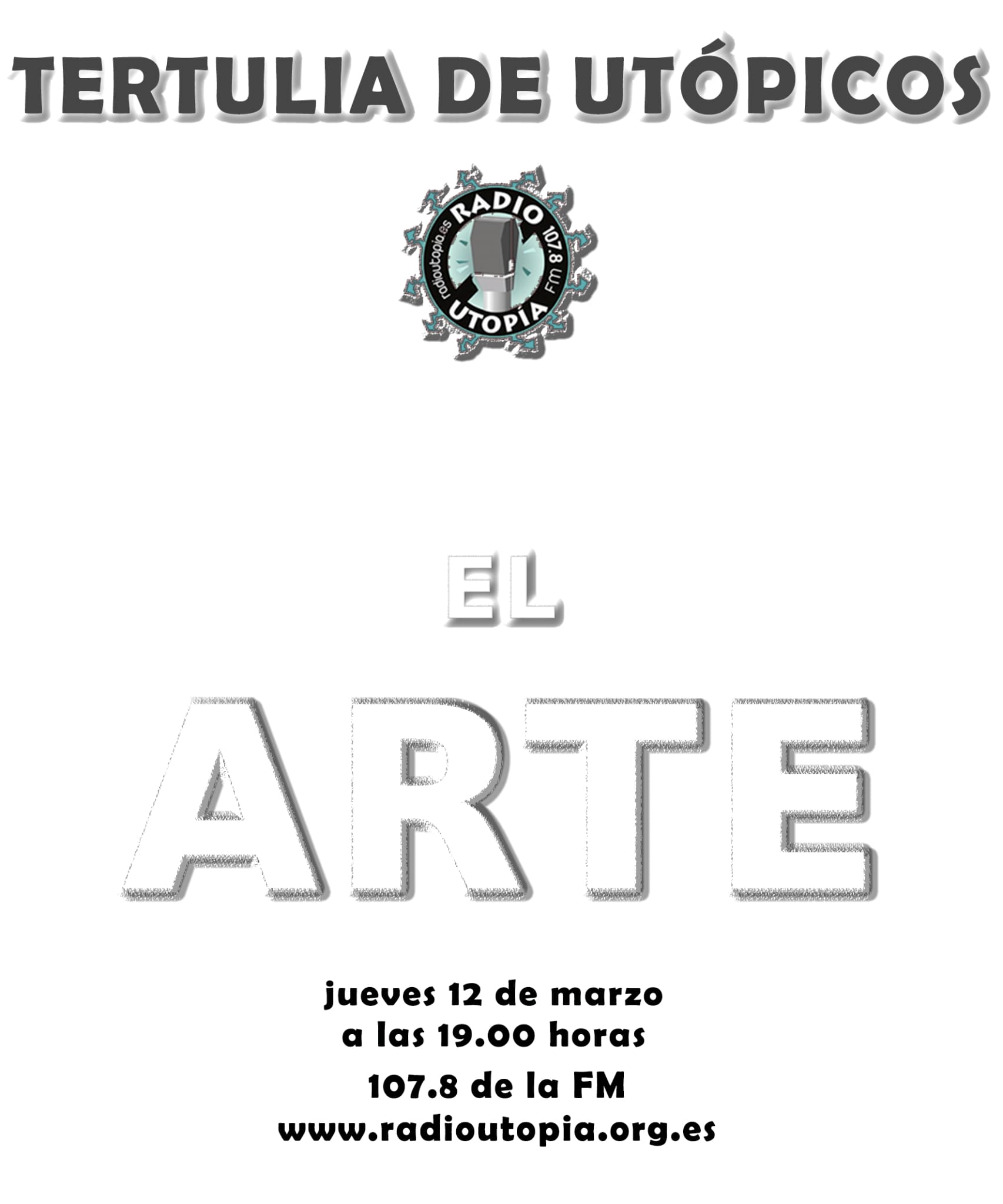 Tertulia de Utópicos 12 de marzo