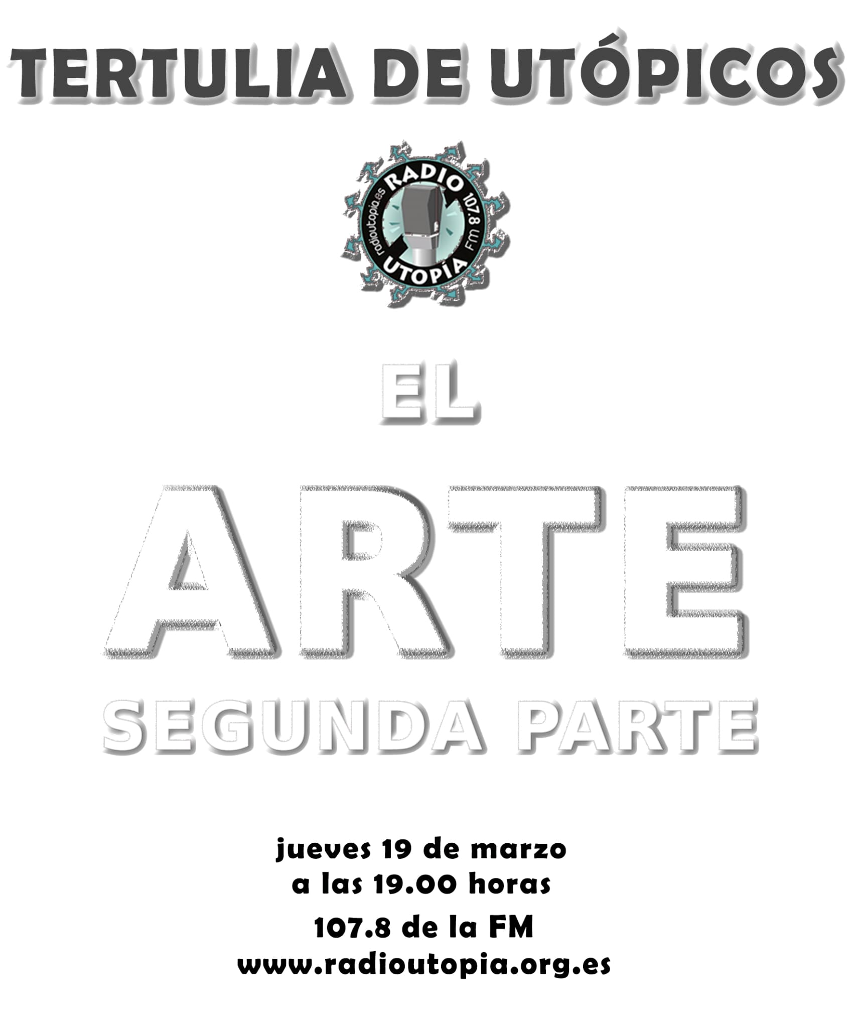 Nuevo programa de Tertulia de Utópicos