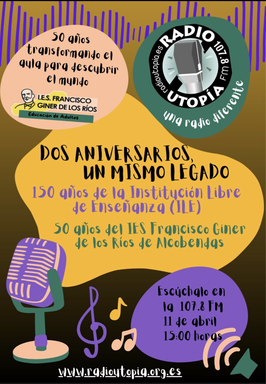 Especial Giner de los Ríos en Radio Utopía