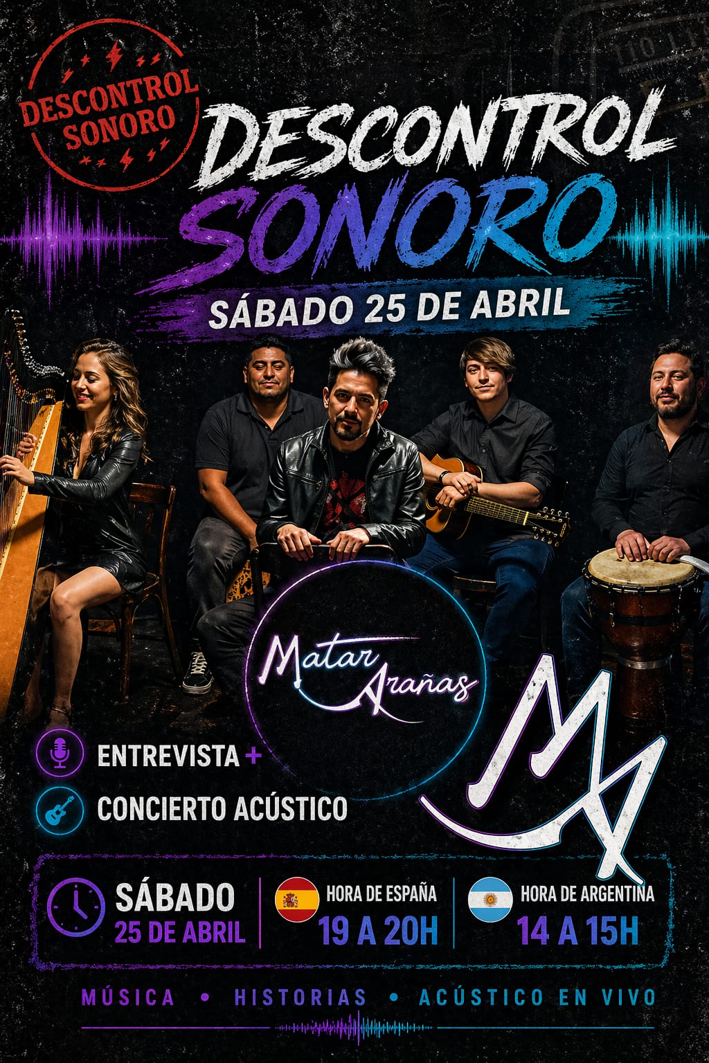 Nuevo Descontrol Sonoro este sábado