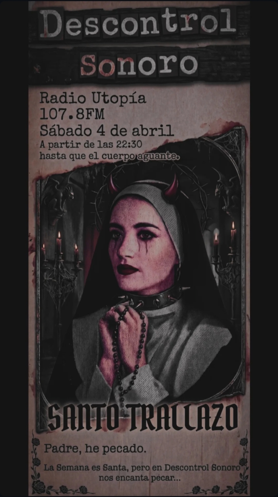 Este sábado, programa especial de Descontrol Sonoro.