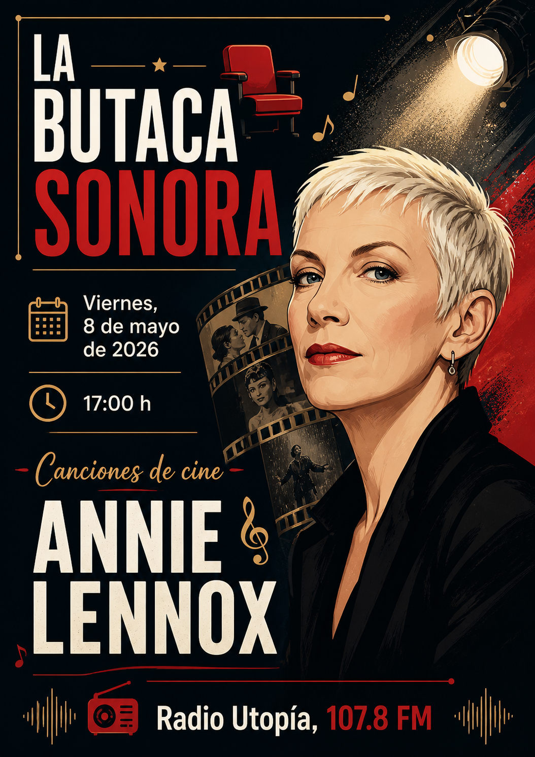 Annie Lennox, protagonista este viernes de La Butaca Sonora.