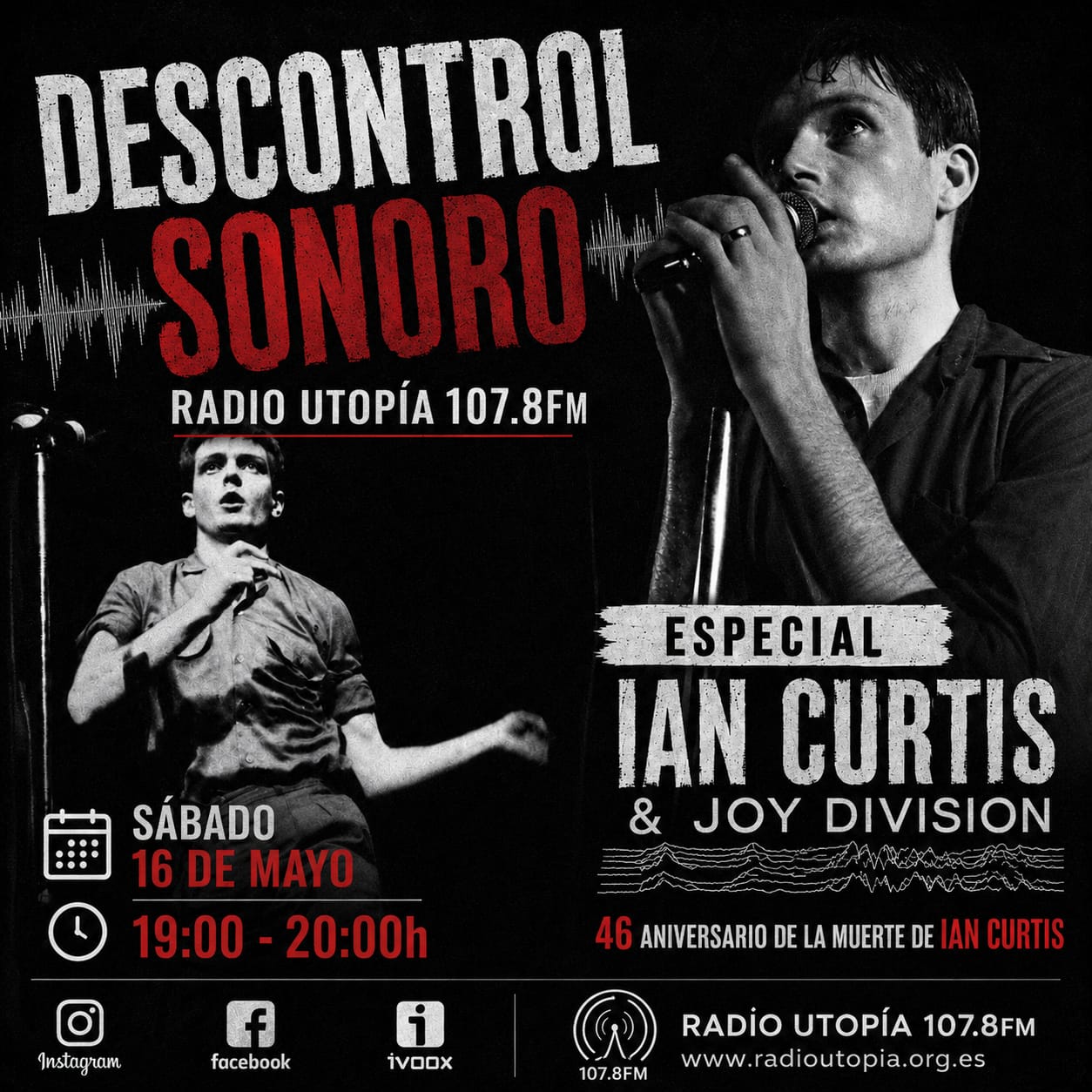 Programa especial, este sábado, en Descontrol Sonoro.