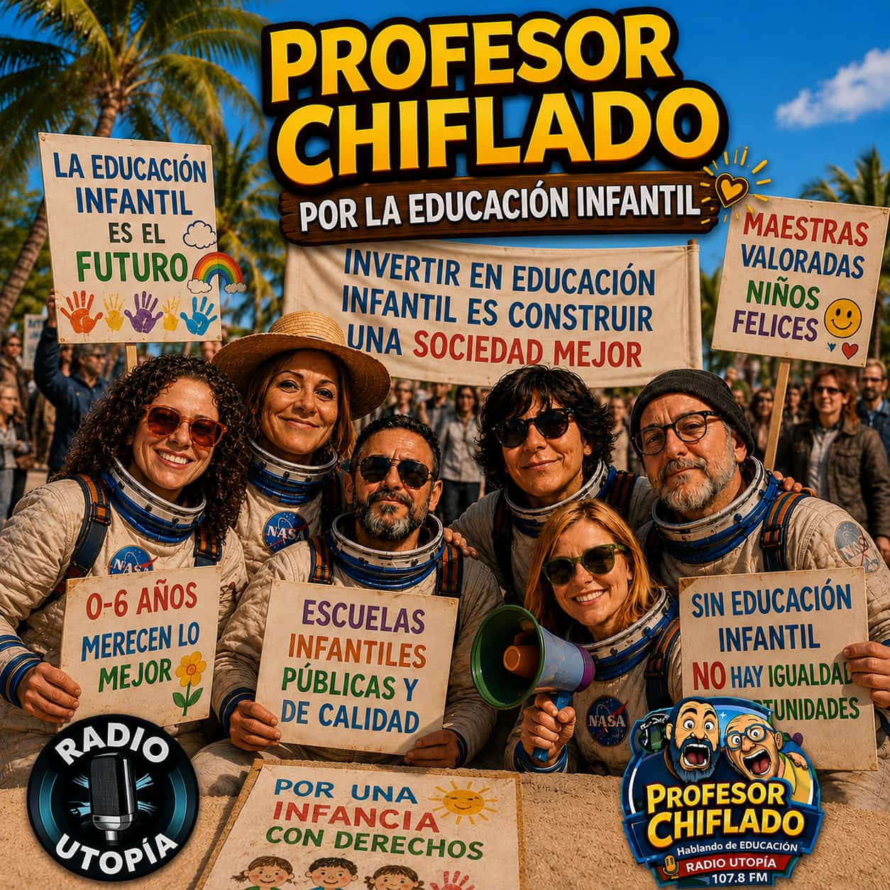 En Profesor Chiflado y en Radio Utopía apoyamos la Educación Infantil.