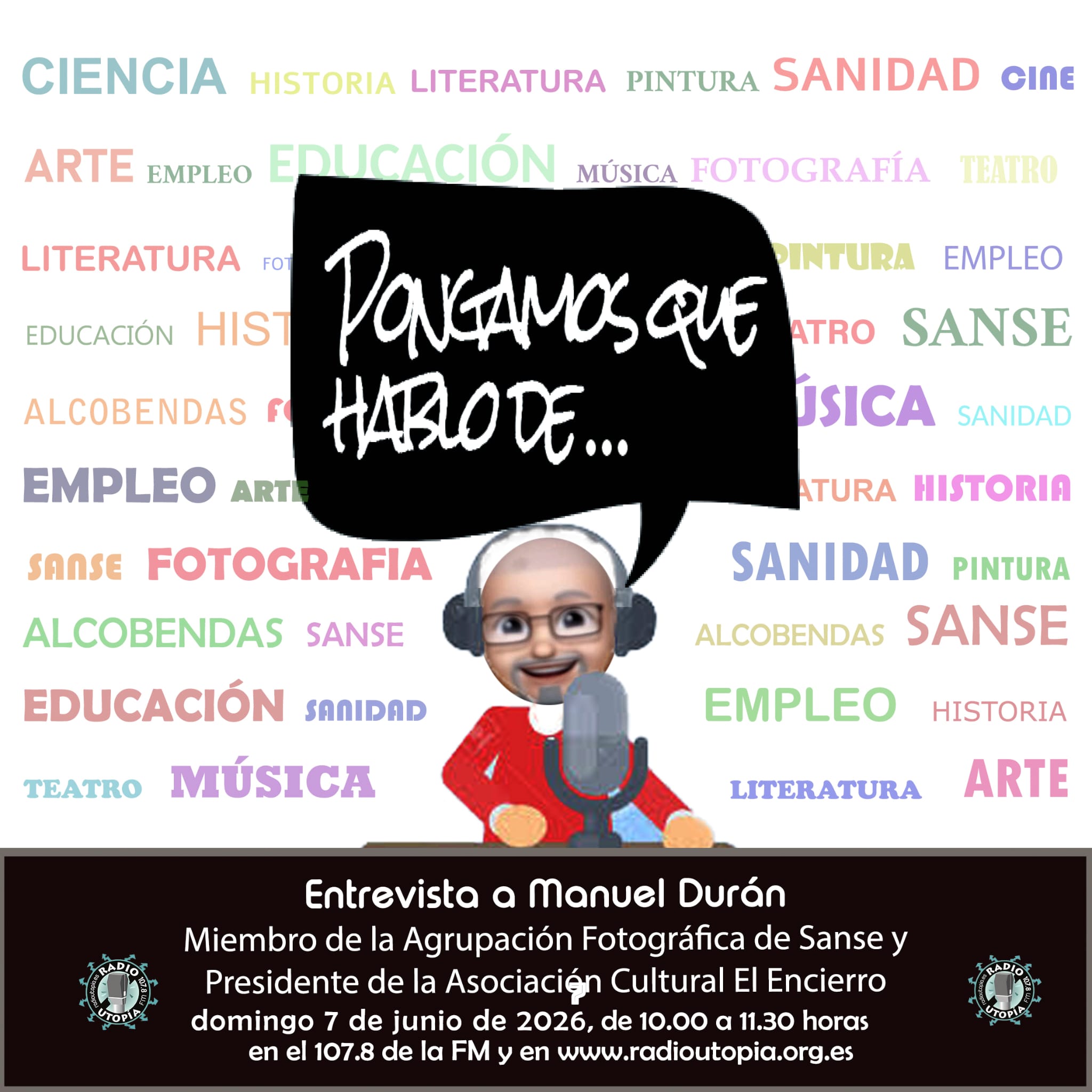 El domingo 7 de junio repetición de Pongamos que hablo de…