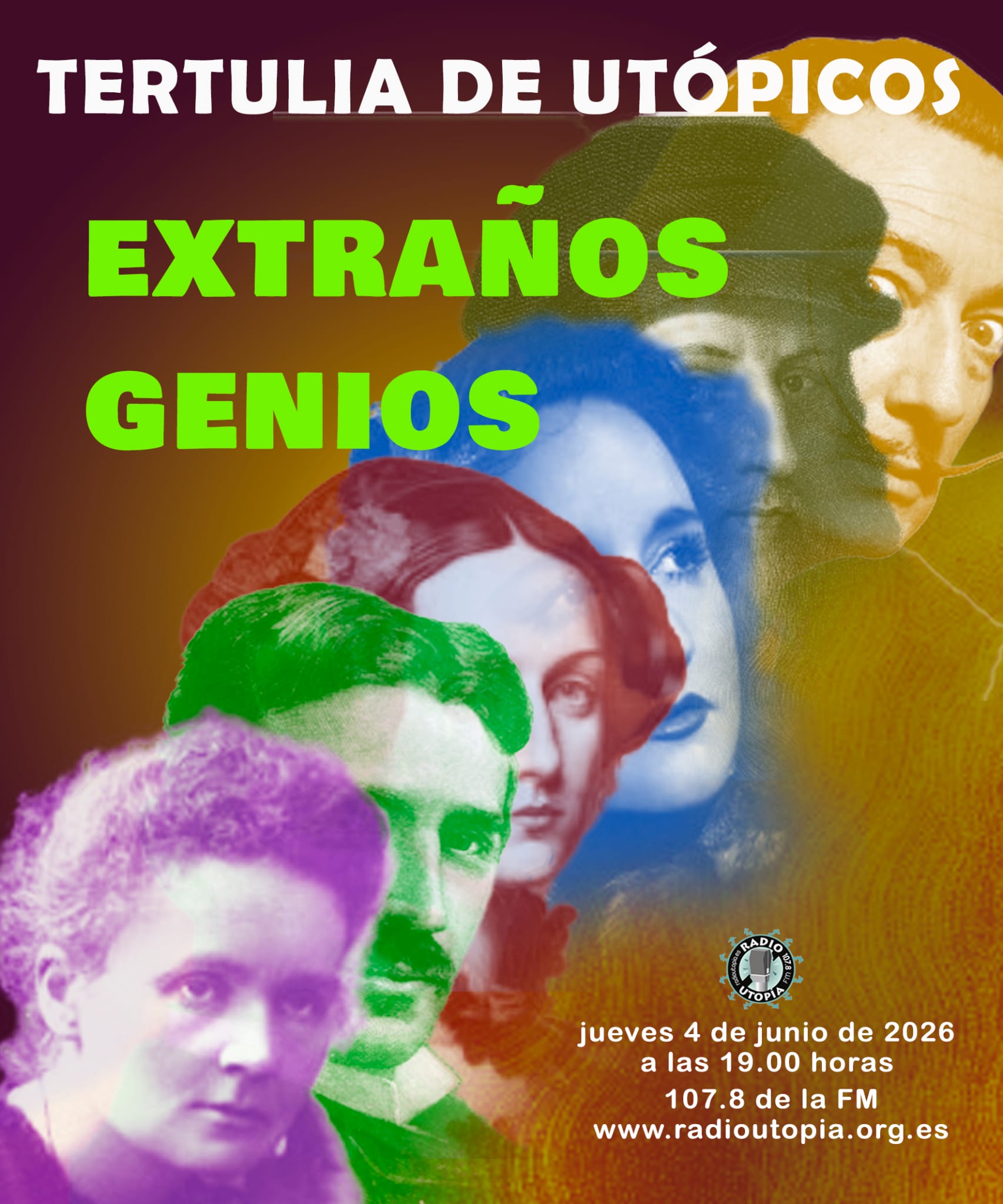 ¡Este jueves, la Tertulia de Utópicos será más «genial» que nunca!