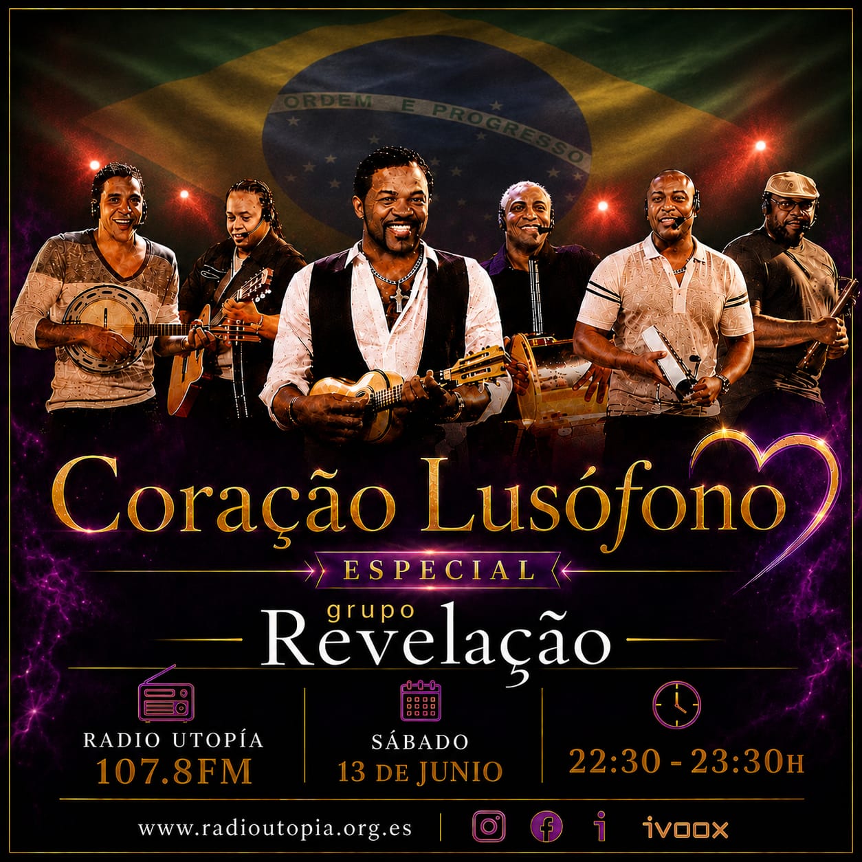 ¡Esta noche, vive la samba, en Coraçao Lusófono!