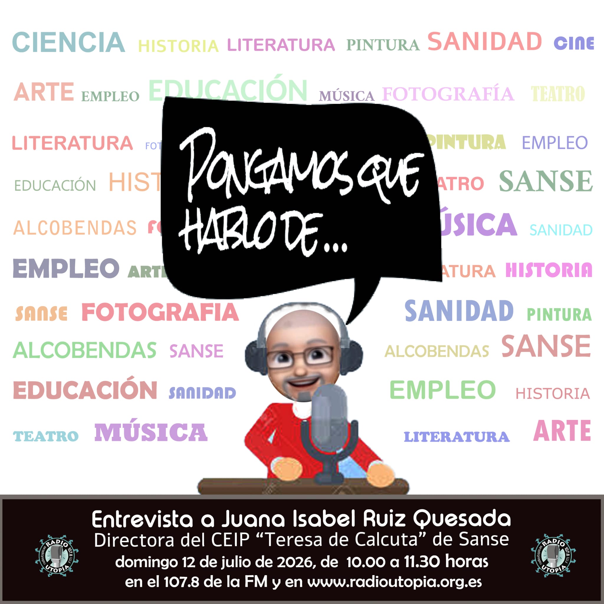 Redifusión de Pongamos que hablo de… este domingo.