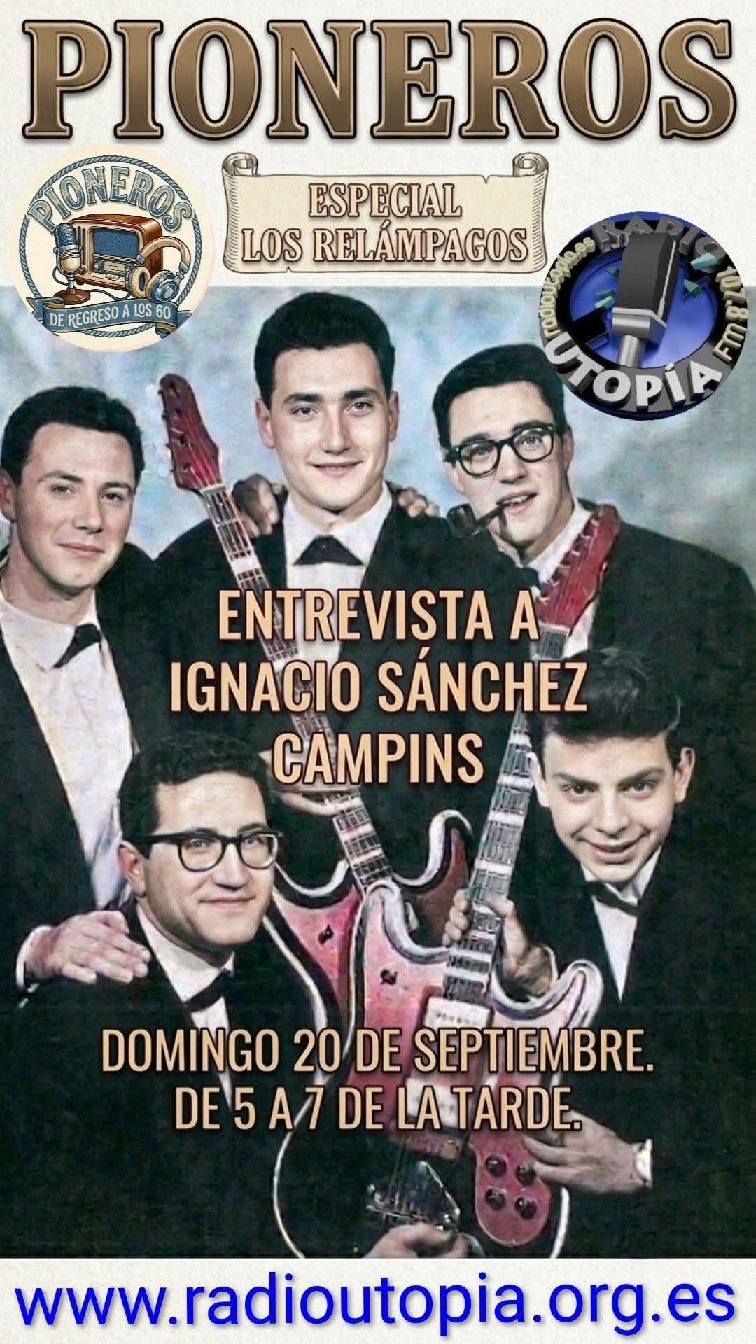 Una nueva e interesante entrevista, este domingo, en Pioneros.