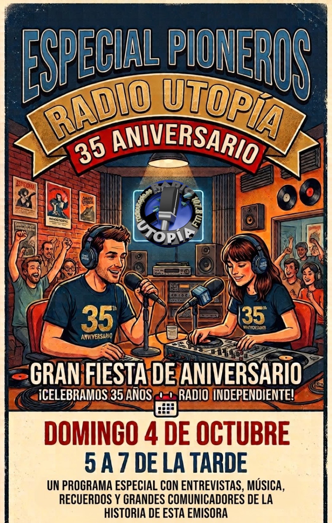 Edición Especial de Pioneros este domingo.