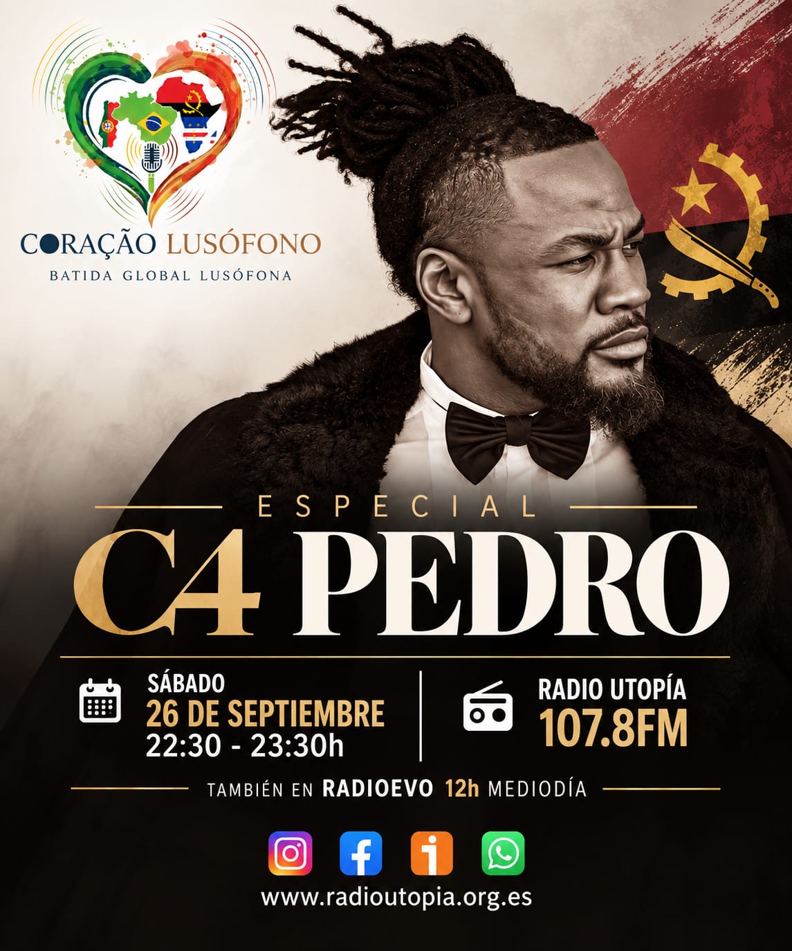 ¡La música en portugués está de vuelta, este sábado, en Coraçao Lusófono!