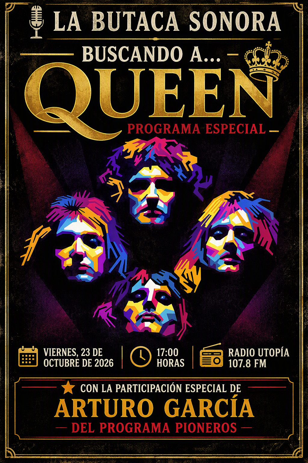 Este viernes, La Butaca Sonora será la «Reina»…