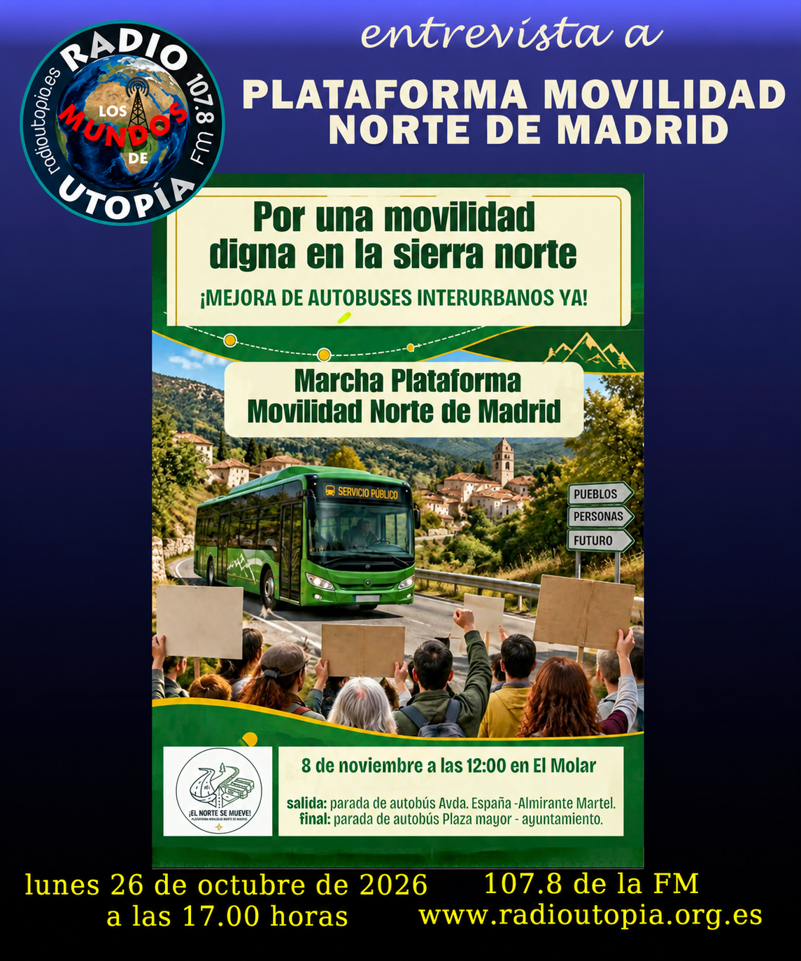 Este lunes en Los Mundos de Utopía hablamos de Movilidad.