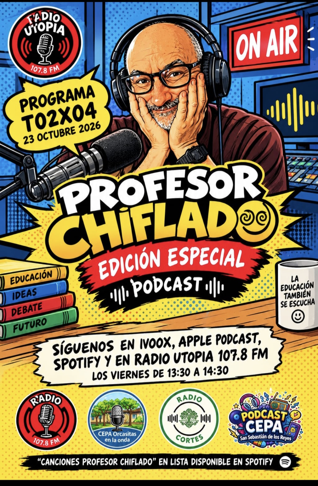 Esta semana Especial Educativo en Profesor Chiflado