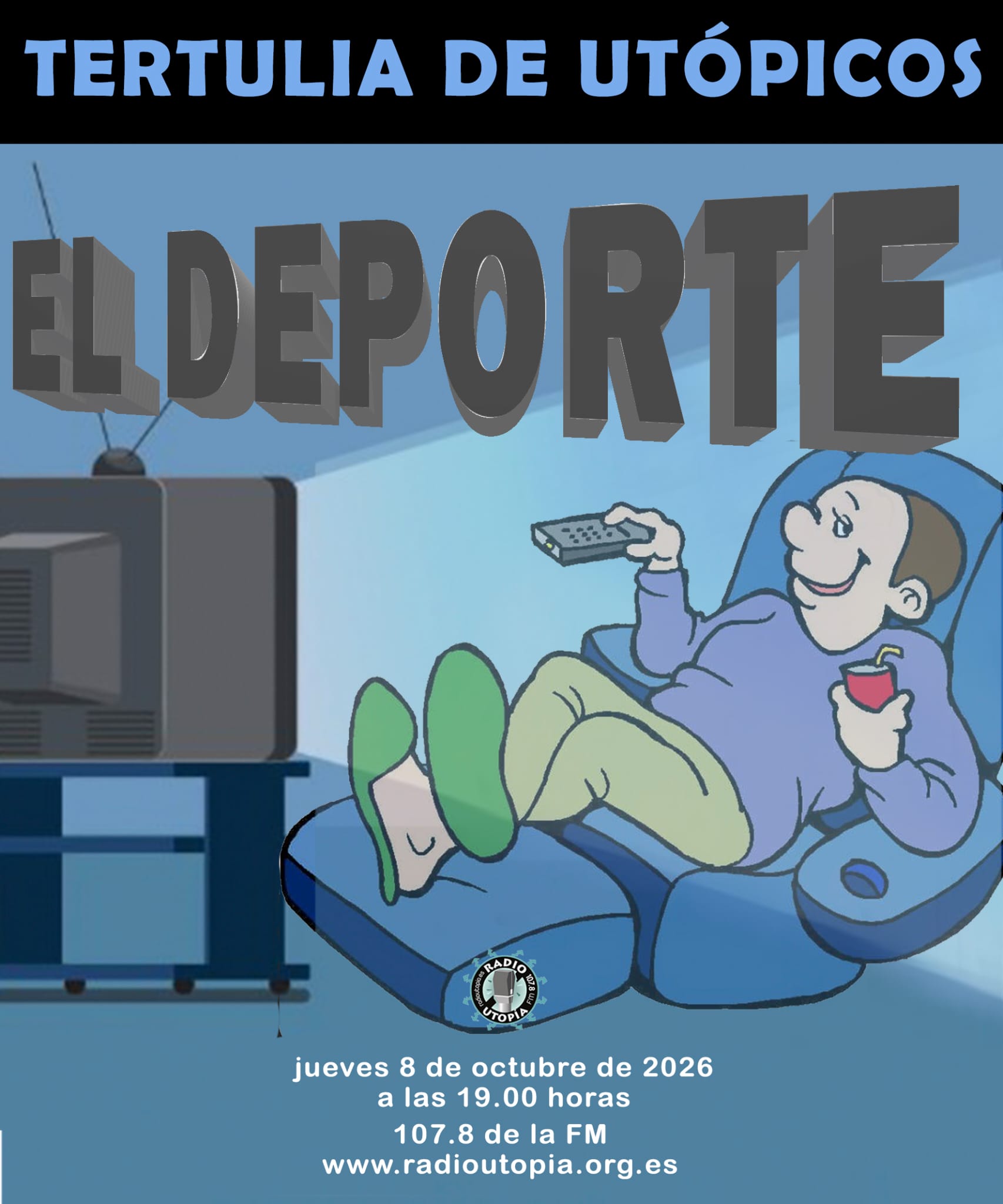 Este jueves, el Deporte en Tertulia de Utópicos.